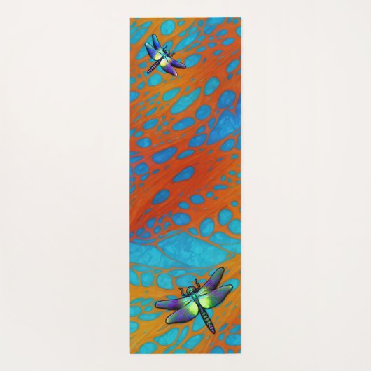 colorful Life Dragonfly ヨガマット (裏面)