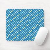 Colorful Lines Pattern Mouse Pad マウスパッド (マウス)