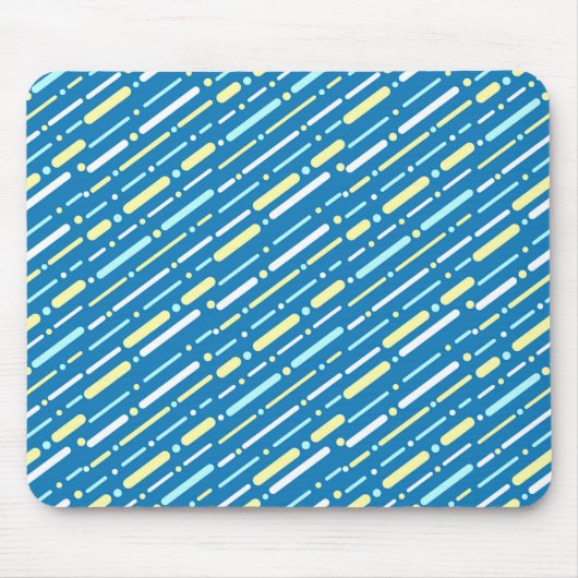 Colorful Lines Pattern Mouse Pad マウスパッド (正面)
