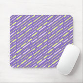 Colorful Lines Pattern Mouse Pad マウスパッド (マウス)