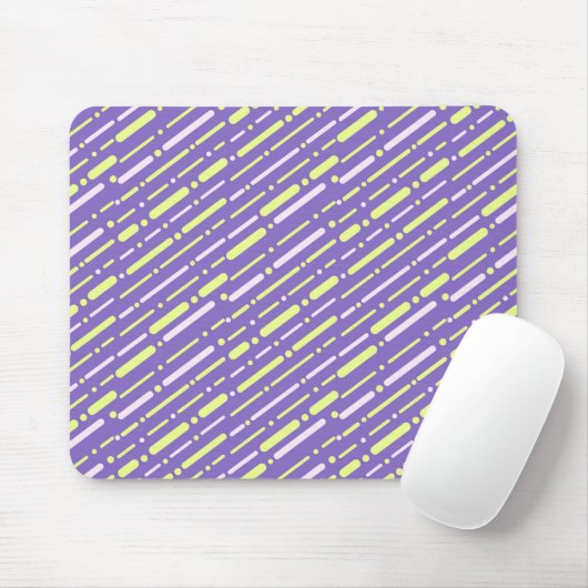 Colorful Lines Pattern Mouse Pad マウスパッド (マウス)