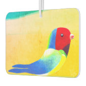 Colorful Little Bird at the Beach カーエアーフレッシュナー (左)