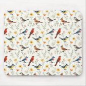 Colorful Little Birds マウスパッド (正面)