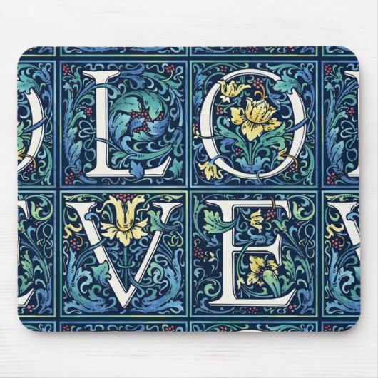 Colorful LOVE マウスパッド (正面)