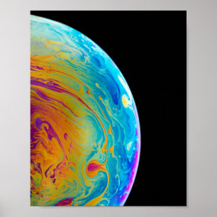 Colorful Lunar Pics Cool Moon Images Creative Moon ポスター