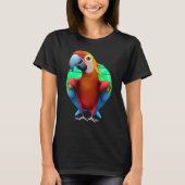 Colorful Macaw Parrot Sunset Tシャツ (正面)