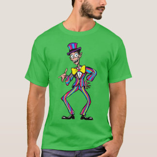 Colorful Madness Eccentric Cartoon Character frien Tシャツ