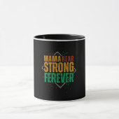 Colorful Mama Bear Strong Forever マグカップ (中央)