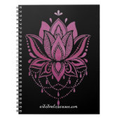 Colorful mandala design Notes Notebook ノートブック (正面)