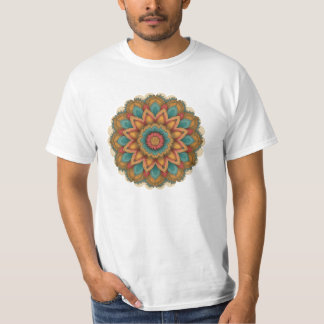 Colorful Mandala Floral Boho Art Tシャツ