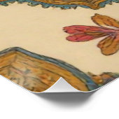 Colorful Mandala Floral Boho Poster ポスター (コーナー)