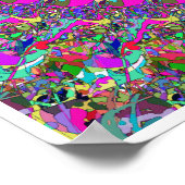 Colorful Mandala of Symmetry ポスター (角)