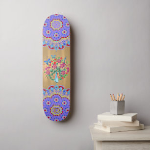 Colorful Mandalas and Peacock Dd Brand スケートボード
