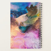 Colorful Marbled Monogram Name  プランナー手帳 (裏面)