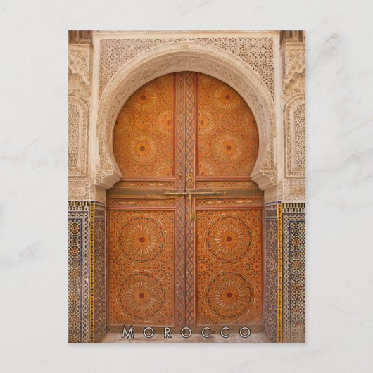 Colorful Marrakech Moroccan Architecture ポストカード (正面)