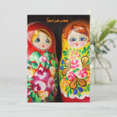Colorful Matryoshka Dolls 招待状 (スタンド正面)