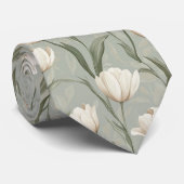 Colorful Mens Fashion Tulip Flower ネクタイ (ロール)