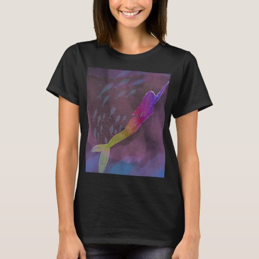 Colorful Mermaid Stunning Design  Tシャツ (正面)