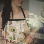 Colorful Mexican Travel Print Monogram エプロン