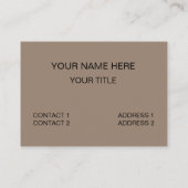 Colorful Mid Century Modern Geometric 名刺 (裏面)