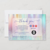 Colorful Minimal Professional Branding サンキューカード (正面)