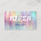 Colorful Minimal Professional Branding 紹介カード (正面)