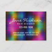 Colorful Minimalist Elegant Design Business Card 名刺 (裏面)