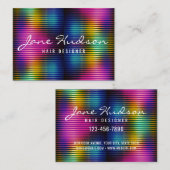 Colorful Minimalist Elegant Design Business Card 名刺 (正面/裏面)