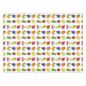 Colorful Mixed Fruit Pattern テーブルクロス (正面(横))
