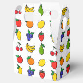 Colorful Mixed Fruit Pattern フェイバーボックス (オープン)