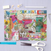 Colorful Mixed Media Inspirational  薄葉紙 (クラフト)