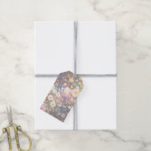 Colorful Mixed Wildflower Double Sided Floral ギフトタグ (より糸付き)