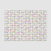 Colorful Modern Art Hearts 薄葉紙 (正面)