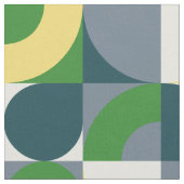 Colorful Modern Bauhaus Abstract Geometric Pattern ファブリック (クローズアップ)