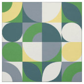 Colorful Modern Bauhaus Abstract Geometric Pattern ファブリック (見本)
