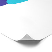 Colorful Modern Butterfly Vibrant Wings ポスター (角)