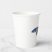 Colorful Modern Butterfly Vibrant Wings 紙コップ (右)