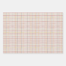 Colorful Modern Christmas ラッピングペーパーシート