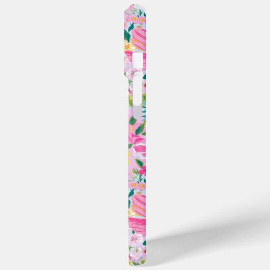 Colorful Modern Garden Monogrammed Case-Mate iPhoneケース (裏面 / 左)