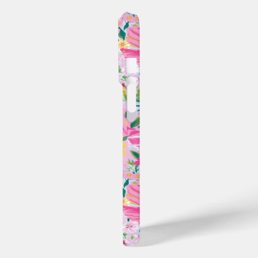 Colorful Modern Garden Monogrammed Case-Mate iPhoneケース (裏面 / 左)