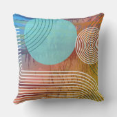 Colorful Modern Pillow クッション (裏面)
