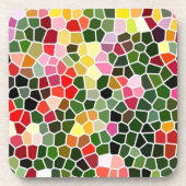 Colorful Mosaic Pattern コースター (正面)