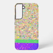 Colorful Mosaic Two-Tone Samsung Galaxyケース (裏面)