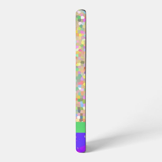 Colorful Mosaic Two-Tone Samsung Galaxyケース (左側面)