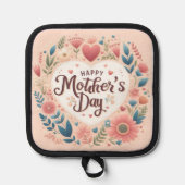 Colorful Mother's Day Pot Holder 鍋敷き (正面)