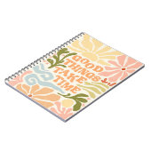 Colorful Motivational Aesthetic ノートブック (左側)