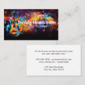 Colorful Music Instrument | Sound Logo 名刺 (正面/裏面)