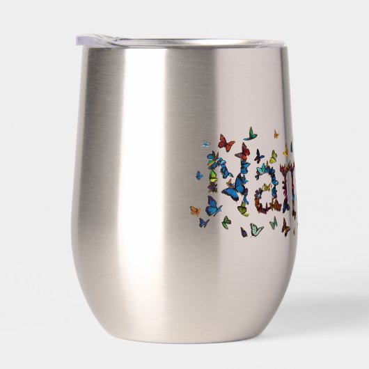 Colorful Namaste Butterflies - Graphic Yoga Art (右面)