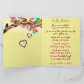 Colorful Nature Heart Mother's Day  カード (内部)