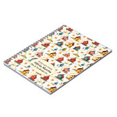 Colorful Neighborhood Houses Realtor ノートブック (左側)